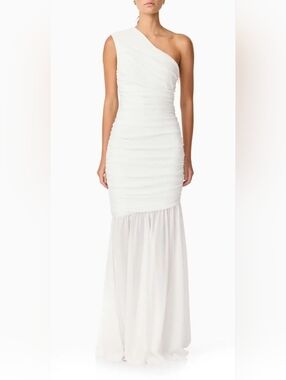 fitted lace wedding dress Katlyn Maxi Dress in Yellow